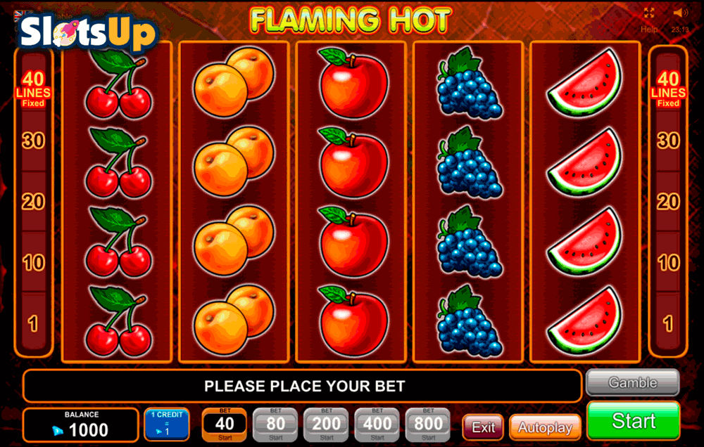 Free Flaming Hot Slot